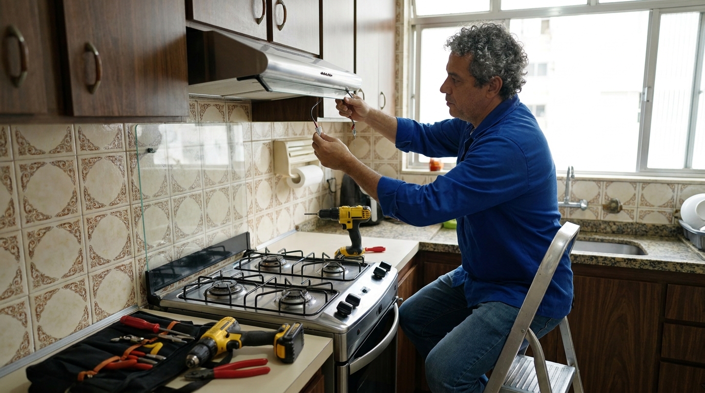 Instalação de Coifa em Jundiaí‑SP