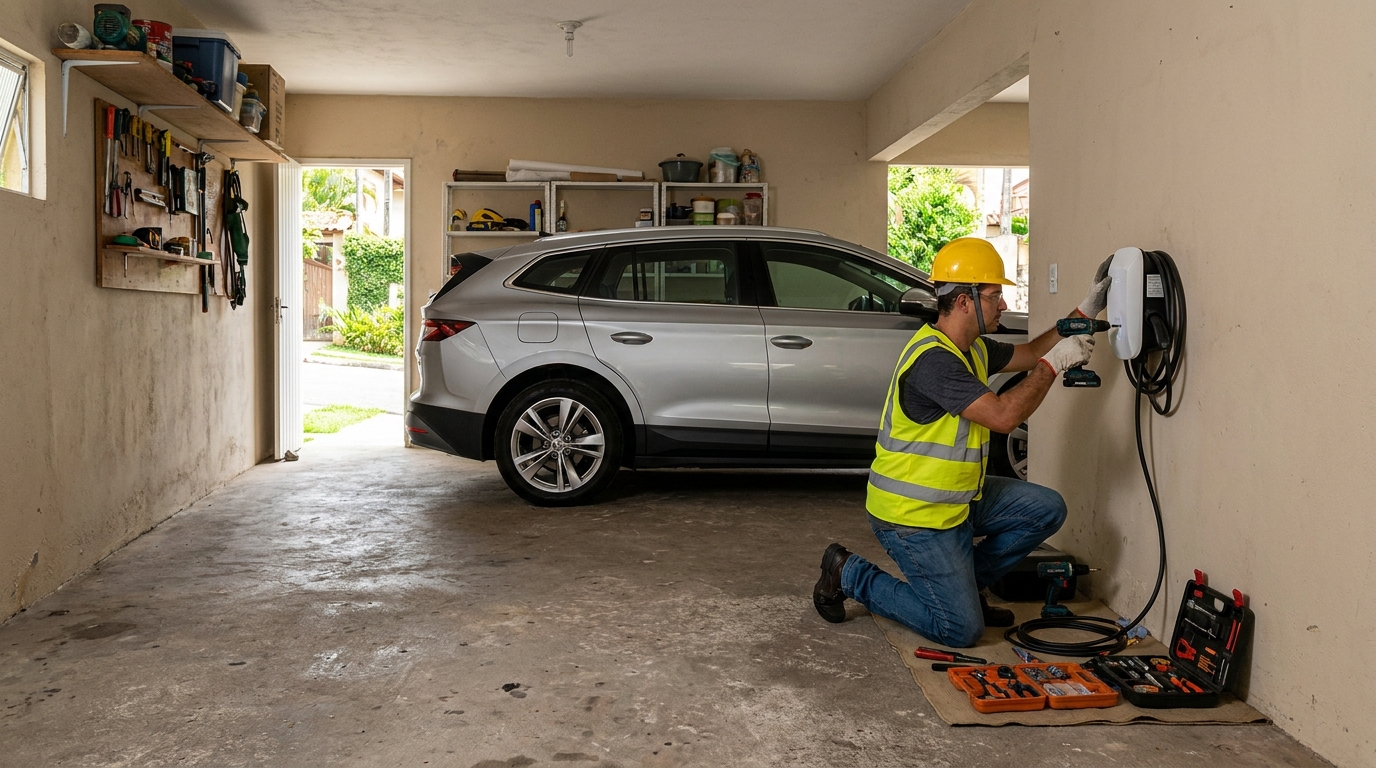 Instalação em garagem ou condomínio em Jundiaí‑SP